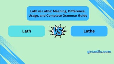 Lath vs Lathe