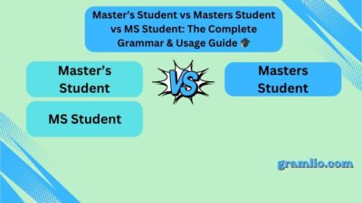 Master’s Student vs Masters Student vs MS Student