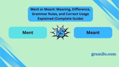 Ment or Meant