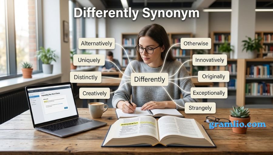 Differently Synonym