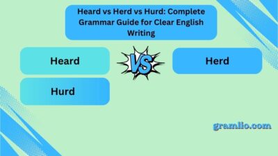 Heard vs Herd vs Hurd