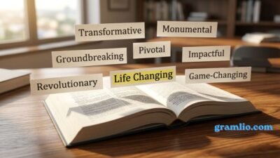 Life Changing Synonym