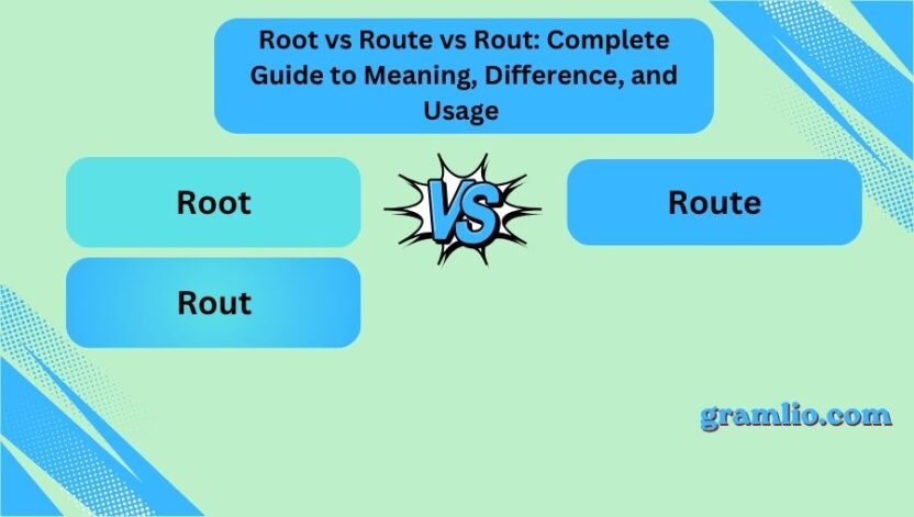 Root vs Route vs Rout: Meaning & Differences Explained 2026