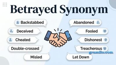 Betrayed Synonym
