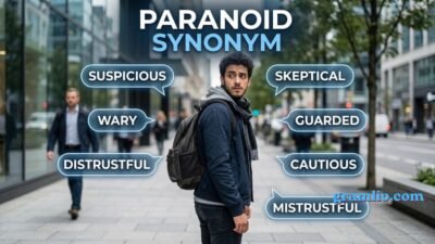 Paranoid Synonym