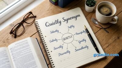 Quietly Synonym