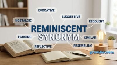 Reminiscent Synonym