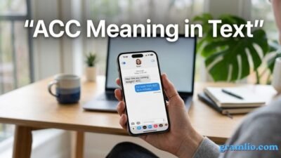 ACC Meaning in Text