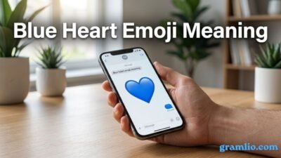 Blue Heart Emoji Meaning