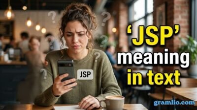 JSP meaning in text