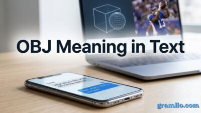 OBJ Meaning in Text