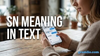 SN Meaning in Text