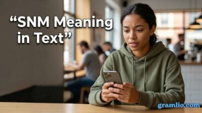 SNM Meaning in Text