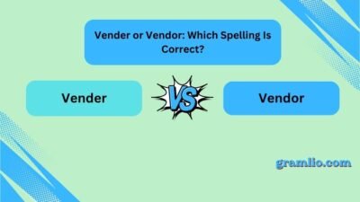 Vender or Vendor