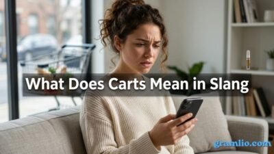What Does Carts Mean in Slang