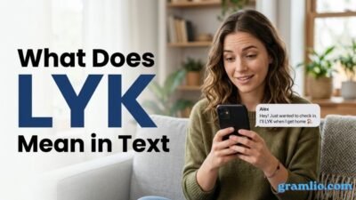 What Does LYK Mean in Text