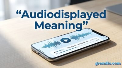 Audiodisplayed Meaning