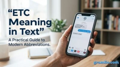 ETC Meaning in Text