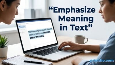 Emphasize Meaning in Text