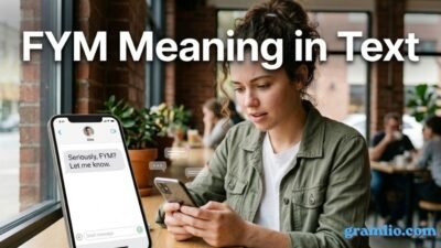 FYM Meaning in Text