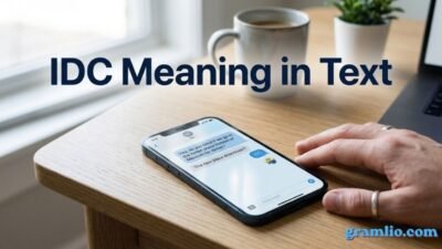 IDC Meaning in Text