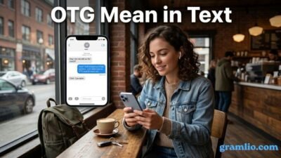 OTG Mean in Text
