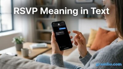 RSVP Meaning in Text
