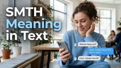 SMTH Meaning in Text
