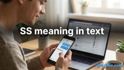 SS meaning in text