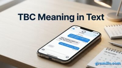 TBC Meaning in Text
