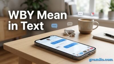 WBY Mean in Text