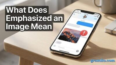 What Does Emphasized an Image Mean