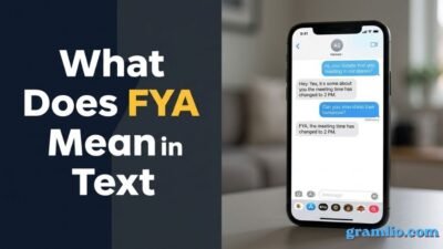 What Does FYA Mean in Text