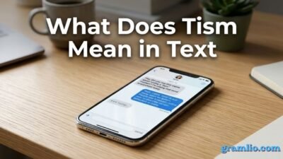 What Does Tism Mean in Text