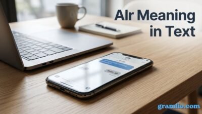 Alr Meaning in Text