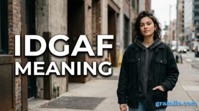 IDGAF Meaning