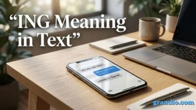 ING Meaning in Text
