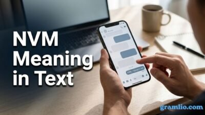 NVM Meaning in Text