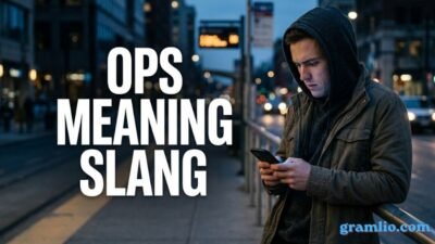Ops Meaning Slang