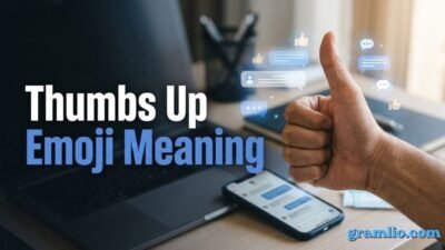 Thumbs Up Emoji Meaning