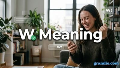 W Meaning