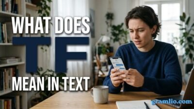 What Does TF Mean in Text