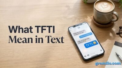 What TFTI Mean in Text